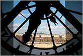 Concept photo of time passing by and eternal city of Paris